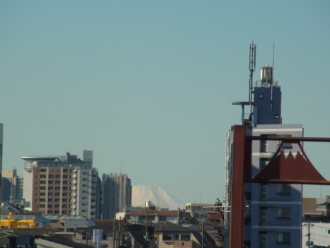 早朝の富士
