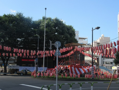盆踊りは、実は盂蘭盆会の一環。そろそろ、東京各地に櫓が目立ってまいりました！／7/17=旧6/2・甲午