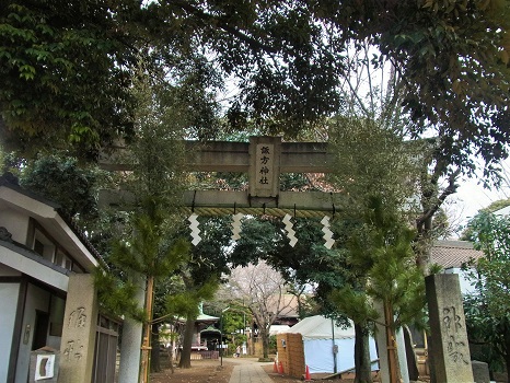 諏方神社の門松