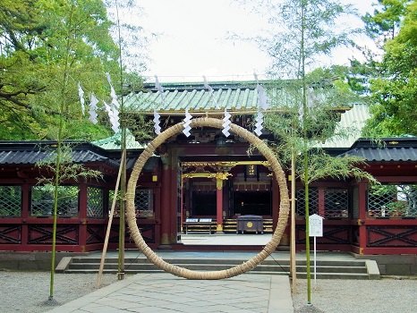 根津神社の茅の輪
