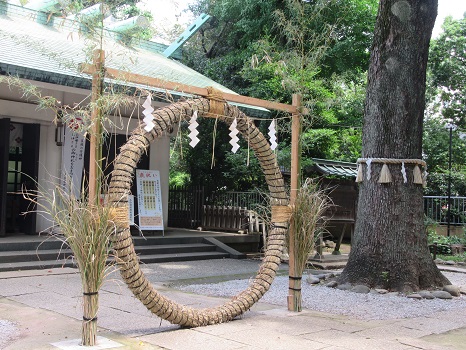 天祖神社の茅の輪